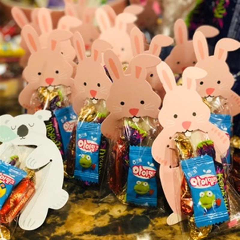 韩国可爱卡通食品创意卡片食品包装袋烘焙装饰袋卡片感恩礼物贺卡