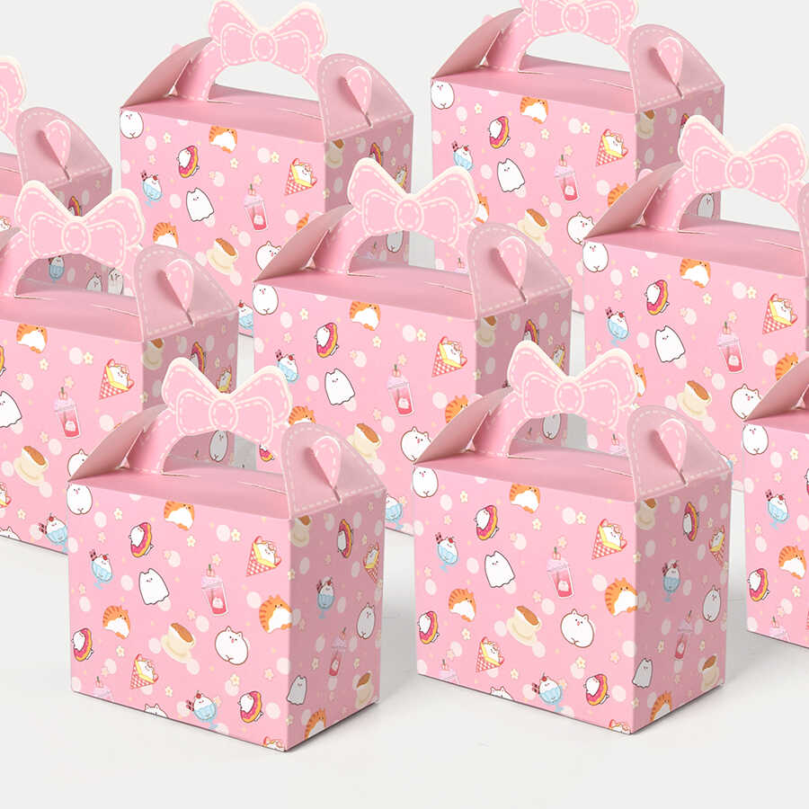 清新可爱回礼袋子卡通礼品袋礼物袋儿童包装袋子手提纸袋棉花糖