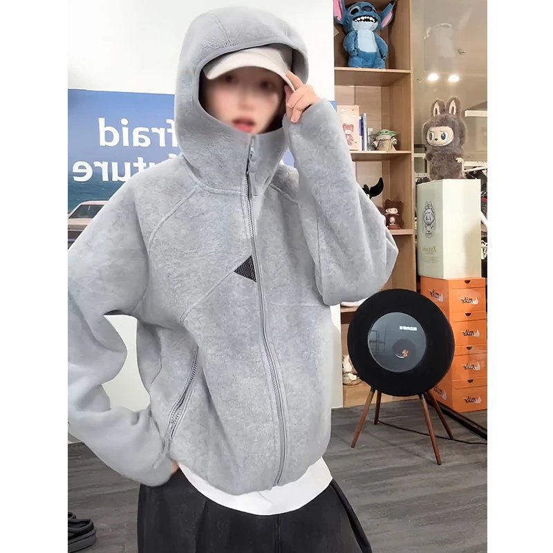 cleanfit双面摇粒绒开衫卫衣