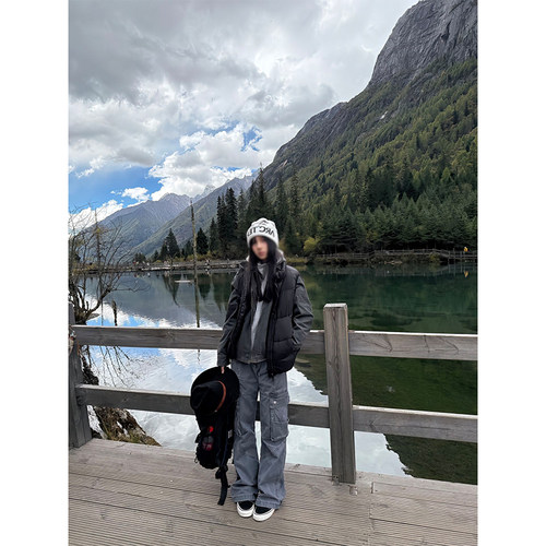 Cra多口袋水洗纯棉工装裤