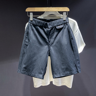 五分裤 宽松休闲工装 夏季 男装 透气简约潮 白色短裤 百搭青年中裤 男士