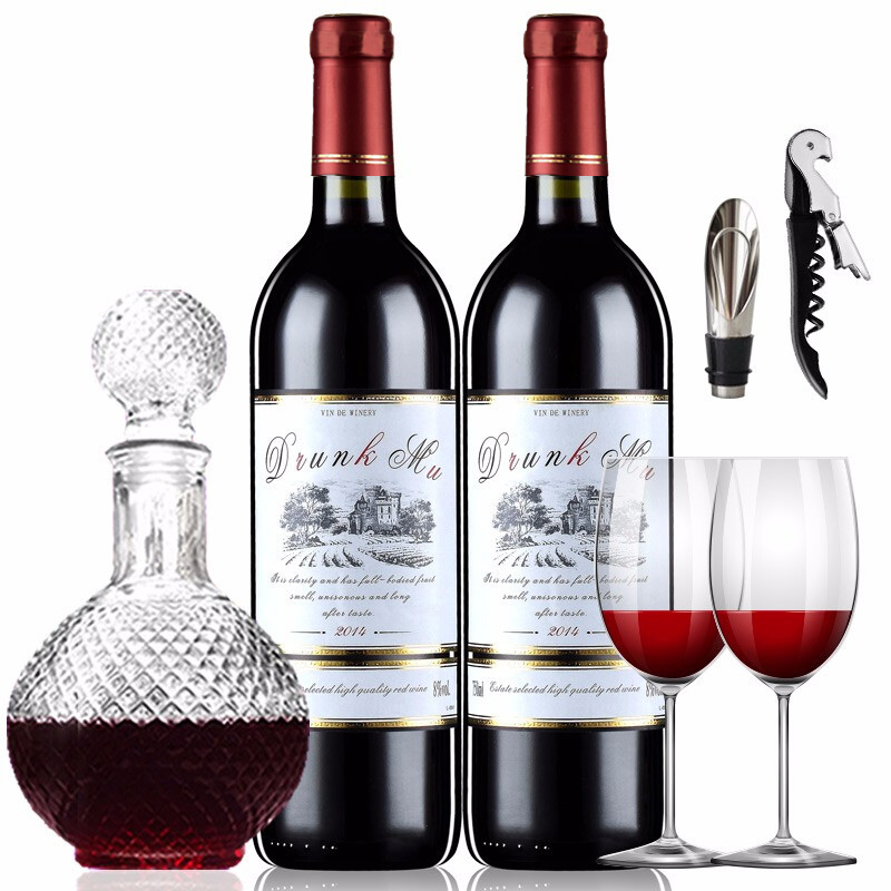 2支装法国进口甜型女士红酒