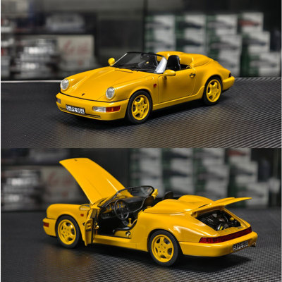 Norev诺威尔1/18保时捷 911 Speedster 1993合金全开汽车模型摆件