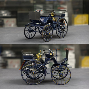 Motorkutsche NOREV 诺威尔1 18戴姆勒Daimler 摆件 1886汽车模型