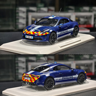 Norev 诺威尔 1/18 阿尔卑斯 Alpine A110s 2023 警车 合金模型