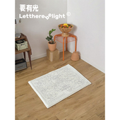 韩式 ins风卧室地毯床边毯飘窗垫沙发地垫浴室防滑吸水垫防摔地垫