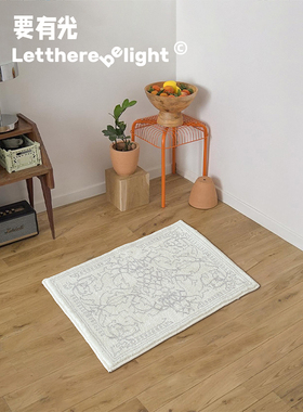 韩式ins风卧室地毯床边毯飘窗垫沙发地垫浴室防滑吸水垫防摔地垫