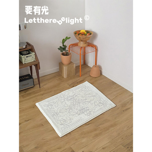 卧室地垫防摔防滑仿羊绒韩式ins