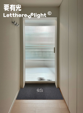 日式新中式禅意极简丝圈入户地垫/地毯门厅脚垫防尘垫耐脏好打理