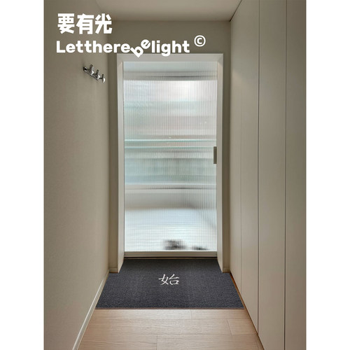 日式新中式禅意极简丝圈入户地垫/地毯门厅脚垫防尘垫耐脏好打理