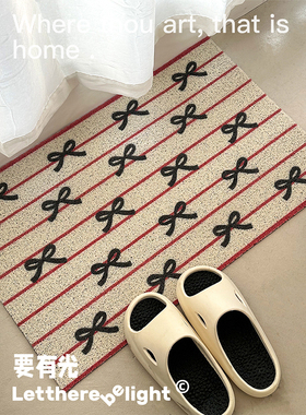 可爱好打理丝圈入户垫门厅脚垫防尘垫耐脏换鞋垫猫抓垫猫砂盆垫