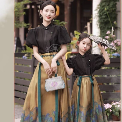 马面裙套装汉服女夏季2