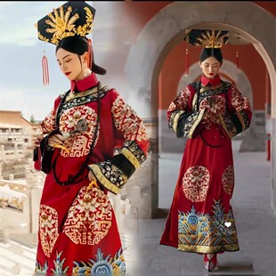 古装贵妃服装古国公主清宫娘娘太后故宫皇后写真演出服拍照影视服