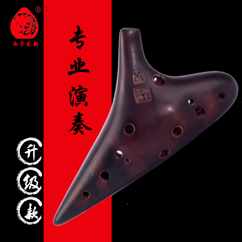 12孔陶笛西子龙韵专业陶笛