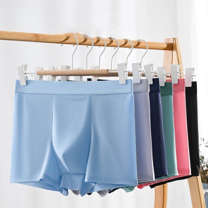 男士内裤夏季薄款无痕透气平角裤头青少年裤衩加大胖肥四角短裤男,女士内衣/男士内衣/家居服,男平角内裤,淘宝优惠券,粉丝福利购,淘宝优惠卷