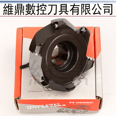 德克克洛伊1204铝钢刀片铣刀盘 SE45度 KM12 100 32 6T平面铣刀盘