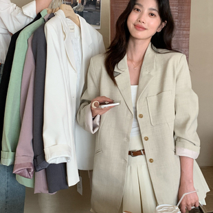 LWD 8276 26年早春 韩系轻氧～贴袋廓形设计感西装