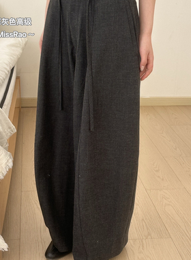 春上新王炸大爆款神裤巨百搭慵懒风满满休闲裤(配腰绳)62070# LKZ