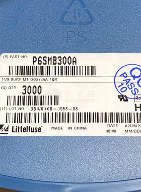 P6SMB300A Littelfuse 电路保护 现货供应