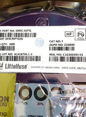 SD05C-01FTG  LITTELFUSE  TVS  现货库存