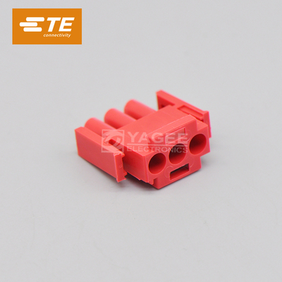1-480700-2 TYCO泰科TE安普AMP连接器 6.35 mm红色 3孔原装现货