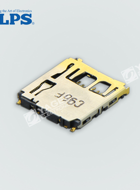 ALPS 记忆卡连接器 SCHA1B0100  SMD SCHA1B系列 原装清仓