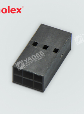 2255-2061 22-55-2061 22552061 molex 70450-0002 2.54mm 6P黑色