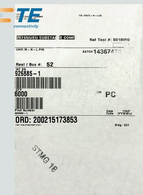 926885-1 TYCO泰科TE安普AMP连接器 接插件端子插针 原装现货