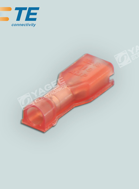 2-520084-2 TYCO泰科TE安普AMP连接器 快速断开端子红色 22-18