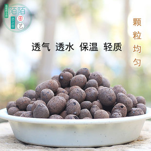 垫底陶粒1升装多肉营养土吸水保水净化空气多肉铺面实心彩色陶粒