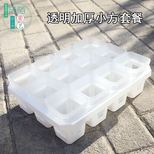 小方黑方托架桌面盆包邮多肉花盆