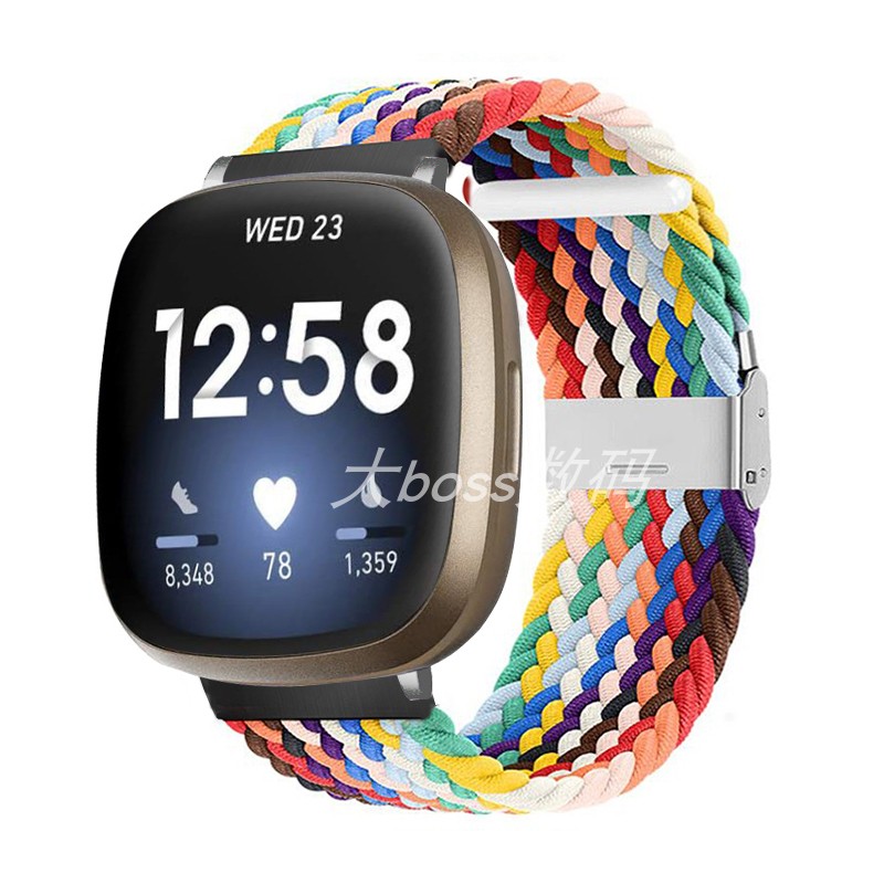 fitbitversa尼龙编织表带