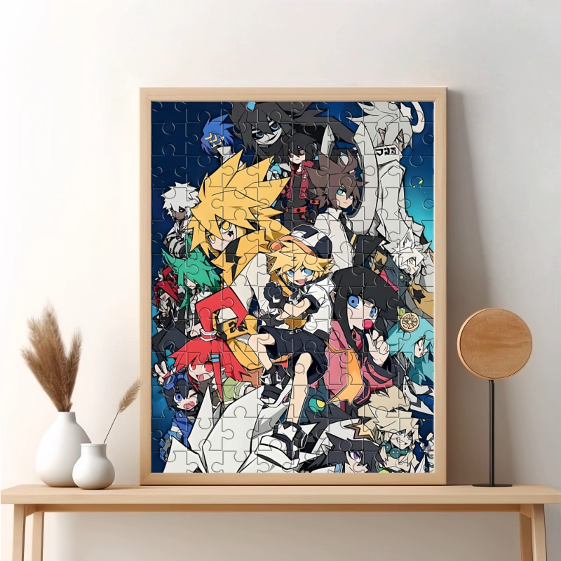 凹凸世界周边实木拼图相框摆台