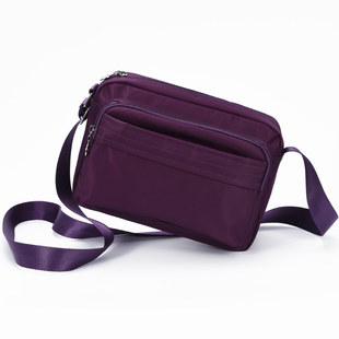 伊度轻便包女斜挎帆布妈妈牛津尼龙女士休闲旅游防水收钱生意包包