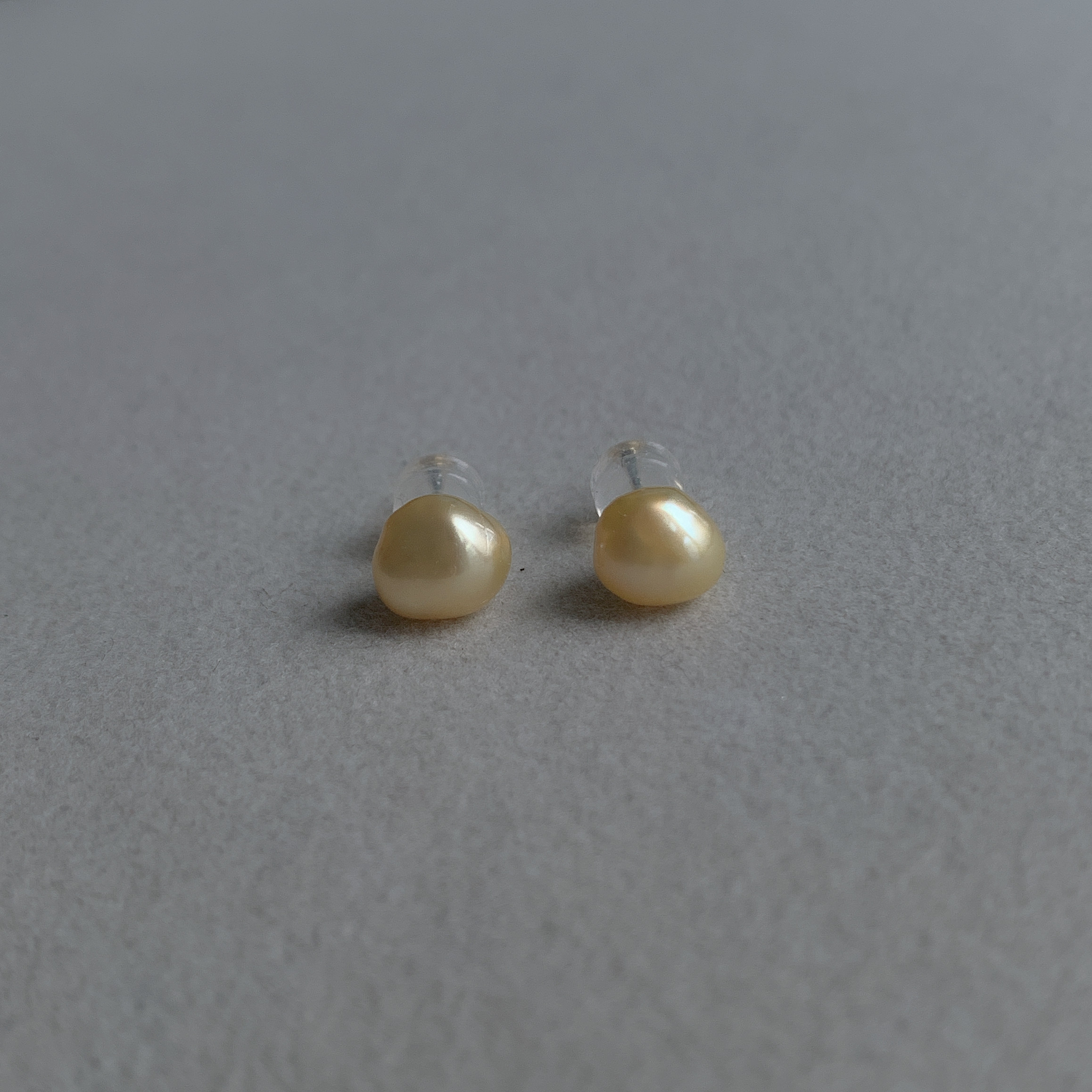 天然淡水keshi金色珍珠随行耳钉925银耳饰简约大方时尚耳环女款,珠宝/钻石/翡翠,耳饰,淘宝优惠券,粉丝福利购,淘宝优惠卷