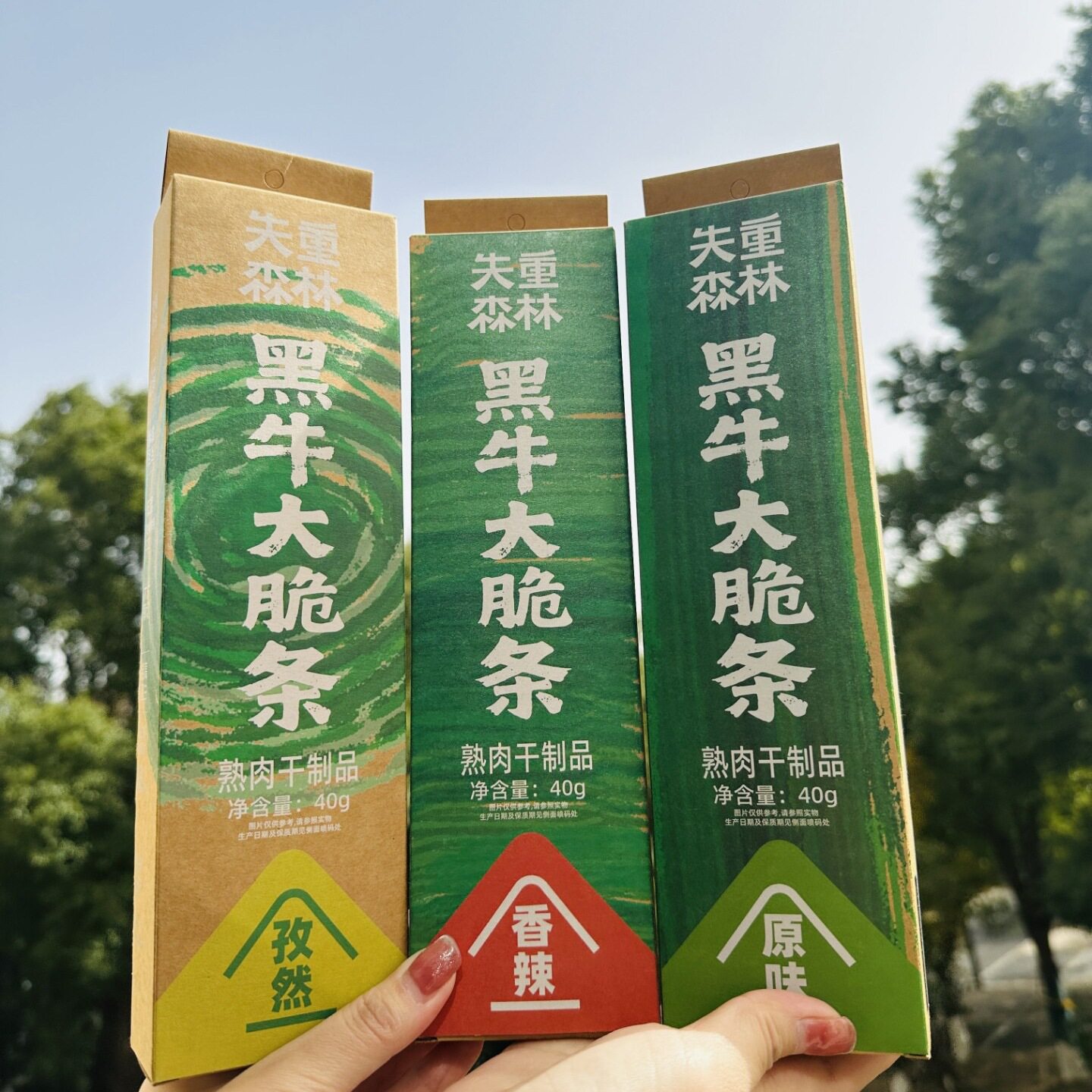 失重森林黑牛大脆条内蒙古超干风干牛肉干小吃零食特产牛脆脆香辣