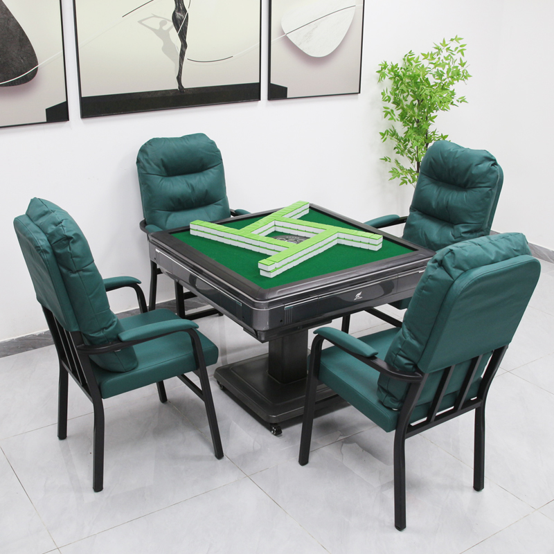 棋牌室专用打麻将椅子茶楼麻将机桌馆靠背简约舒适凳子高背办公椅