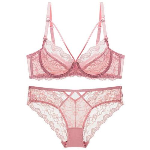 文胸显小文胸性感套装薄款大胸