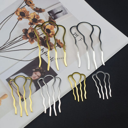 diy纯铜手工古风汉服齿发梳