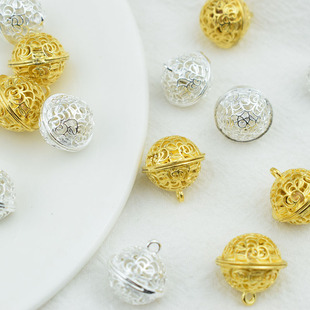 花千骨宫铃铛清脆声大铃铛吊坠 DIY手链挂件镂空三生三世十里桃花