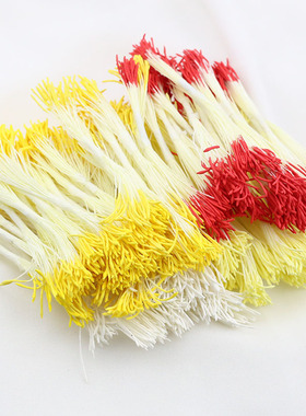 diy非遗绒花仿真翻糖花蕊古风缠花花芯 发饰热缩花花心发簪材料