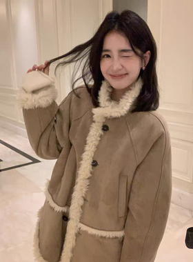 依曼妮皮毛一体外套特价秒杀H207