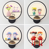 新款 饰客厅网红墙壁灯百淘照明 led床头灯卧室现代简约轻奢创意装