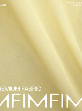 JIS面料 .PA时装功能性黄色面料 宽145CM 意大利进口 J74327
