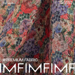 1MF彩绘游记X 意大利PAINTED LIBERTY .亚麻梧桐纯麻布宽1.4CM