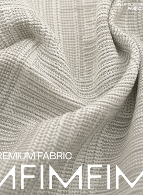 意大利进口VI交织面料 银白色弹力布 幅宽153厘米 406G/M