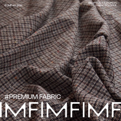 WO羊毛彩点小香粗花呢面料