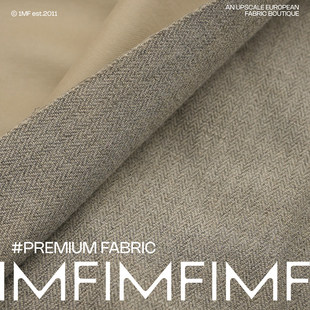 交织面料卡其色风衣外套服装 LP同批 时装 棉 布料幅宽145CM 羊毛