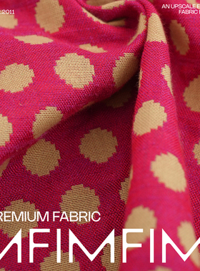 G&CC面料 CO棉质波点提花服装睡衣布料 幅宽147CM 240G/M