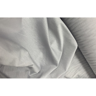 M意大利进口 布料宽145CM233G ARM 纯棉面料浅灰色针织打底T恤服装